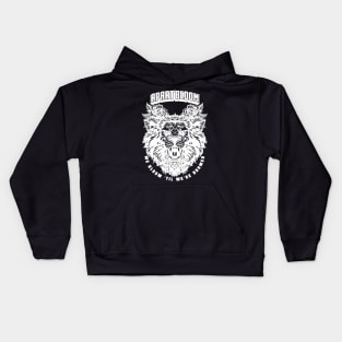 Apart Bloom Lion Negative Kids Hoodie